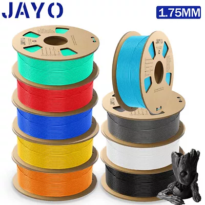 [BUY 10 PAY 6]JAYO PLA PLA+ PETG SILK TPU 3D Printer Filament 1.75mm 1.1KG Black • $19.59