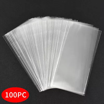 100PCS Clear Paper Money Sleeves Currency Banknote Storage Protector Supplies • $4.47