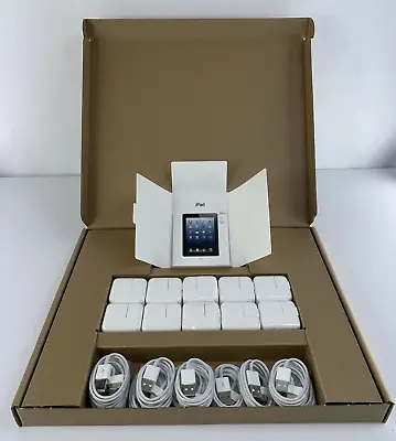 LOT 10x Genuine Apple A1357 10W IPad Power Adapter Wall Charger W/USB Cable NEW! • $88.88