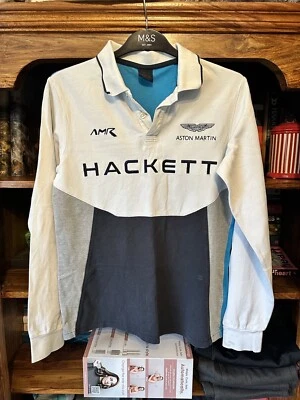 £0.99 • Buy Boys Hackett Aston Martin Long Sleeved Polo Top Aged 13-14 Years