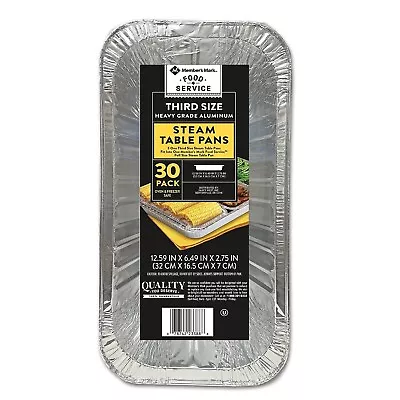 Member's Mark Aluminum Steam Table Pans 1/3 Size (30 Count) • $39.90