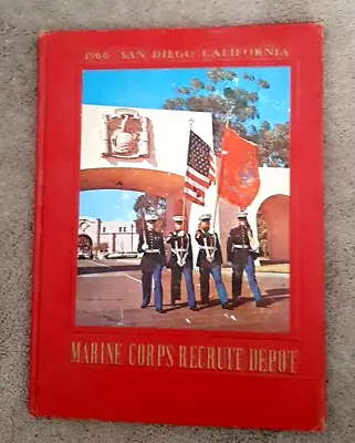 Marine Corps Recruit Depot MCRD San Diego 1966 Yearbook 2nd Bn Platoon 255 • $10