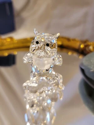 SWAROVSKI CRYSTAL DISNEY BAMBI OWL FRIEND FIGURINE MINT IN BOX!!!  V17 • £162.88