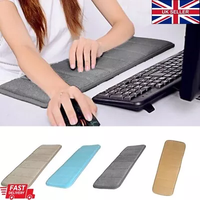 £8.49 • Buy Large Laptop Computer Gaming Wrist Elbow Arm Hands Rest Pad Keyboard Mat 60*20cm