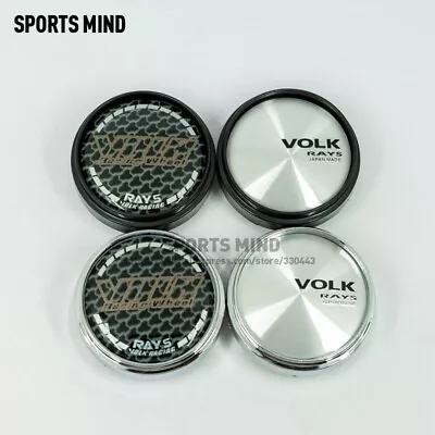 4PCS 66/63MM Car Wheel Center Caps For VOLK RAYS JAPAN VOLK RACING WHEEL Emblem • $19.45