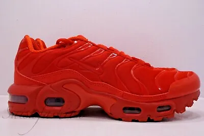 NIKE AIR MAX PLUS GS  ALL RED  UNIVERSITY RED DM8877-600 Sz 6Y WOMENS Sz 7.5 • $89.98