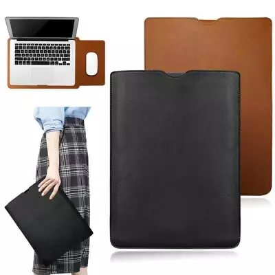 For Apple IPad /MacBook Air Pro 11'' 13'' 14 15' - Leather Pouch Sleeve Bag Case • £6.49