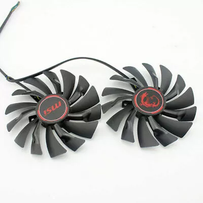 2pcs/set For MSI GTX1080Ti/1080/1070Ti/1070/1060 RX580/570 ARMOR VGA COOLER Fan • $21