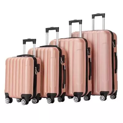 16 20 24 28  Luggage Travel 4-in-1 Set Bag Trolley Hard Shell Suitcase W/ TSA • $100.99