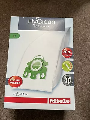 Miele GN HyClean 3D Efficiency Vacuum Bags - 4 Pack U Dynamic U1 Genuine Miele • £15