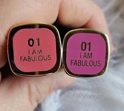 Lot Of 2 Milani Bold Color Statement Matte Lipstick - 01 I Am Fabulous  New  D41 • $15.11