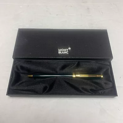 Montblanc Noblesse Oblige Green & Gold-Plated Ballpoint Pen. • $169.99