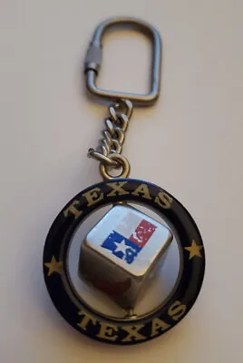 $5.99 • Buy Texas Rotating Die/Cube Keychain