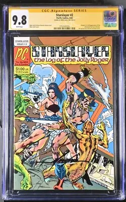 Starslayer #2 Pacific Comics CGC Signature Series 9.8 Signed Mike Grell • $799.95