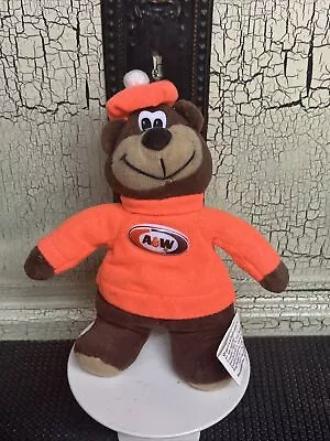 VTG 1997 AW A & W BEAR PLUSH STUFFED ANIMAL TOY 90s Root Beer Restaurant 6.5” • $18.88