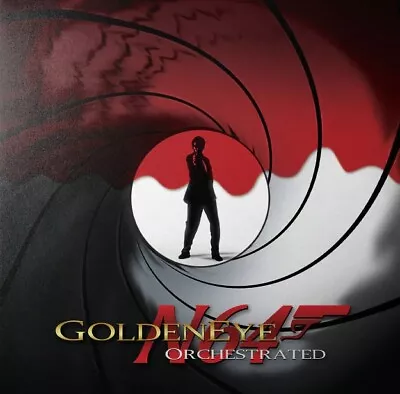 RICH DOUGLAS - GOLDENEYE N64 ORCHESTRATED LP - Jaws Tri-Colour Stripe Vinyl NEW! • £44.99