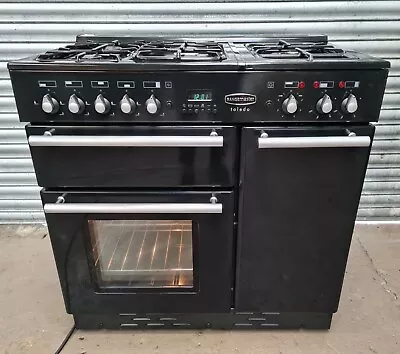 Rangemaster Toledo 90 Dual Fuel Black - DELIVERY AVAILABLE • £790