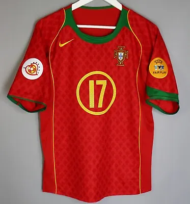 Portugal 2004 2005 2006 Home Shirt Nike National Team #17 C. Ronaldo Euro 2004 • $179.99
