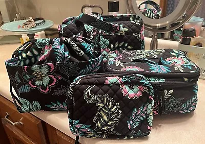 Vera Bradley Island Garden Set Of 4 Travel Bags • $59.99