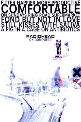 $19.99 • Buy RADIOHEAD OK Computer Promo Poster Print