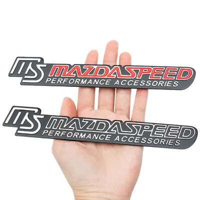 MS MAZDA SPEED PERF ORMANCE ACCESSORIE S Emblem For Mazda 3 6 CX-5 MX-5 Miata • $13.19