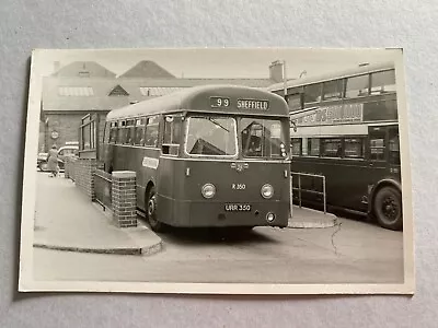 £5.99 • Buy Vintage Bus Photo Sheffield Single Decker Coach East Midland Service 99 URR 350