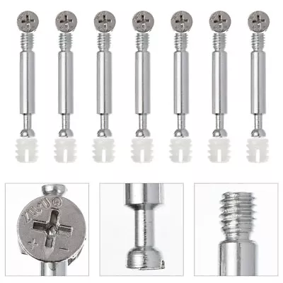  50 Pcs Dowel Screws Furniture Bolts Connector Camlock Fittings Suite • £21.79