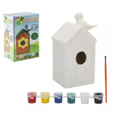 Paint Your Own Birdhouse - Craft Sets - Arts & Crafts Garden Craft Bird House • £7.99