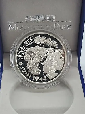 Monnaie De Paris Silver 60th Anniversary Of June 6 1944 D Day-box/coa • $100