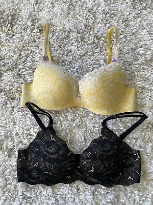 Victoria’s Secret Secret Embrace Push Up Bra Lot Of 2 34B  Vintage 🩷❤️ • $29.99