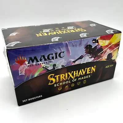 Magic The Gathering MtG STRIXHAVEN: SCHOOL OF MAGES Set Booster Box * SEALED • $99.99