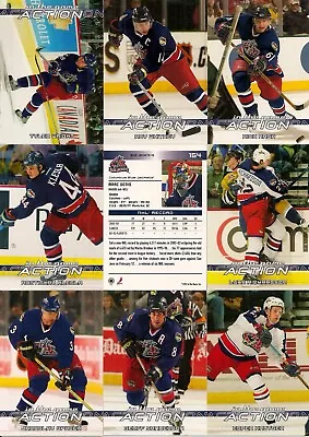 2003-04 ITG In The Game Action Columbus Blue Jackets Complete Team Set (23) • $2.65