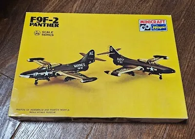 Hasegawa Minicraft F9F-2 Panther 1/72 Scale Model Kit 1138 - Open Box • $16