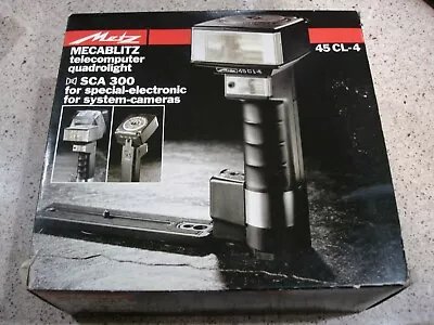 Metz MECABLITZ Telecomputer Quadrolight  SCA 300 Flash 45 CL-4 MINT! • $329.89