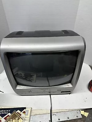 Magnavox CD130MW8 13  TV DVD Player Combo CRT Television Retro Gaming No Remote • $69.99