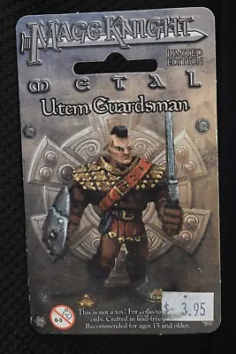 Mage Knight Limited Edition Metal Mini ~ Utem Guardsman 501~ Sealed! • $5.99