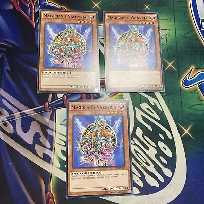 Yugioh! Magician's Valkyria X3 LDK2-ENY17 Playset NEW Unlimited NM/M • $2.99