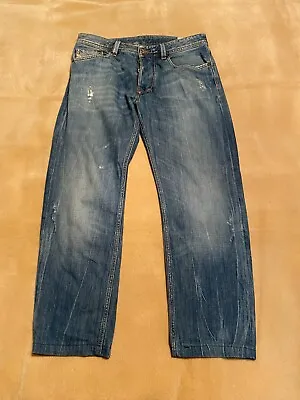 £19.99 • Buy Men's Diesel Larkee T Regular Tapered Jeans Size 30  Waist, 27  Leg. Distressed 