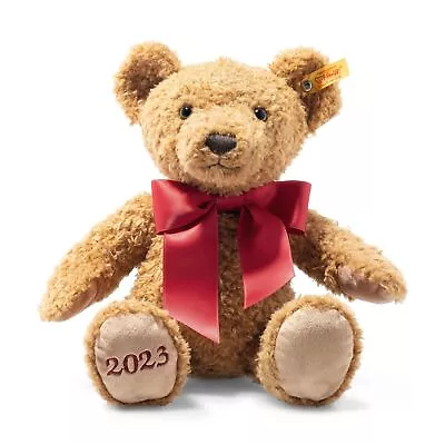 Steiff 2023 Cosy Year Teddy Bear Made Of Cuddly Soft Plush Size 34cm Code 113901 • £59.99