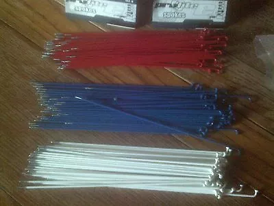 £10 • Buy PROLITE COLOURED BMX SPOKES, 180, 182, 184, 186, 188, 230, 240mm