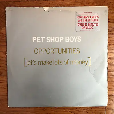 Pet Shop Boys - Opportunities Let's Make Lots Of Money  12  EMI 1986 Pressing • $9.99