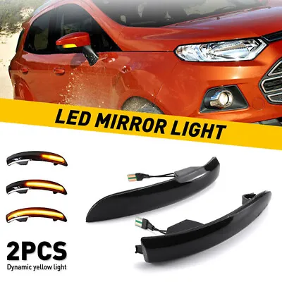 Dynamic LED Turn Signal Light Mirror Indicator For Ford Focus MK2 MK3 Mondeo MK4 • $19.77