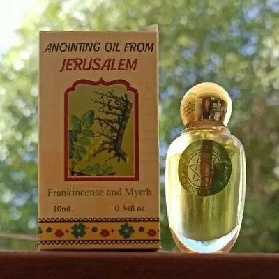 Anointing OIL From Jerusalem Frankincense And Myrrh Blessing From Holy Land Gift • £11.97