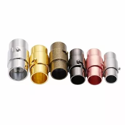 10pcs Magnetic Clasps Connectors Leather Cord Bracelet Findings Jewelry Making • $8.49
