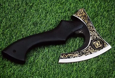 Custom Handmade Carbon Steel Viking Hatchet Hunting Tactical Tomahawk Axe • $85