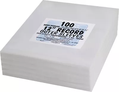 (500) 12  LP Vinyl Record DOUBLE OVERSIZE Outer Sleeves High Clarity #12SE03DO • $128.99