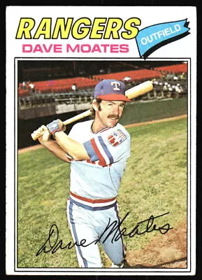 1977 Topps Dave Moates    #588 Texas Rangers • $1.55