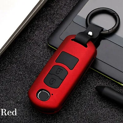 For Mazda 3 5 6 CX5 CX3 CX9 Carbon Silicone Car Remote Key Fob Case Shell Cover • $16.96