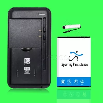 Long Lasting 3020mAh Battery + Charger Stylus For Samsung Galaxy Proclaim S720C • $36.44