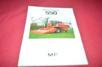 Massey Ferguson 550 Special Combine Dealers Brochure YABE10 Ver5 • $16.99